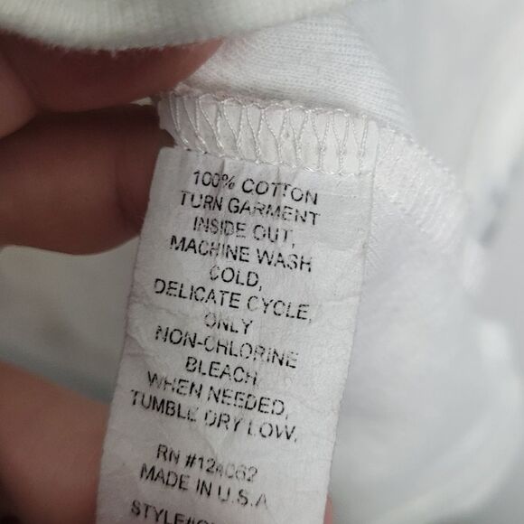 Vintage cyber y2k Paris landscape grunge art to wear 3/4 sleeve top size large - Picture 5 of 9